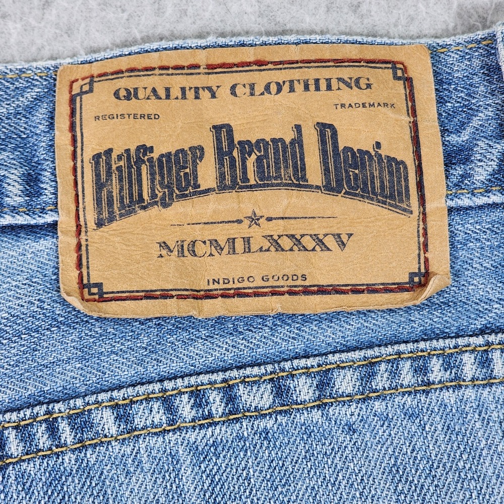 Tommy Hilfiger Denim Relaxed Freedom Jeans Mens 35x30‎ Blue Straight Leg Denim - Picture 13 of 16